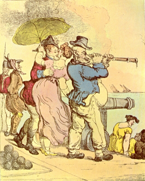 Stolen Kisses by Thomas Rowlandson